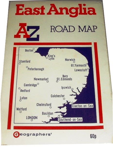 Geographers' Map Co East Anglia 1977